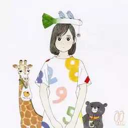 插画头像如此美好的我
