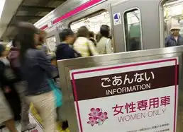 日地铁拟设男性专用车厢避免男性被骚扰