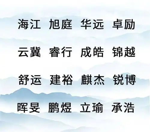 分享一组寓意前程似锦的男孩女孩名,期盼一个美好的未来