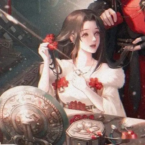 让人无法拒绝的古风情侣头像初见你眉眼,如寒冬中吹来的春日暖风