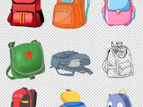 卡通手绘开学季小学生书包儿童背包png免扣素材图片模板下载26.69mb办公商务大全生活工作