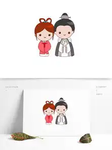 卡通可爱q版情侣人物设计图片素材其他格式下载其他大全