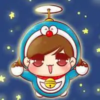 可爱q版萌卡通人物女情侣头像微信头像图片大全