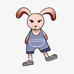 手绘矢量可爱q版小清新中秋节月兔兔子图片素材其他格式下载动漫人物大全