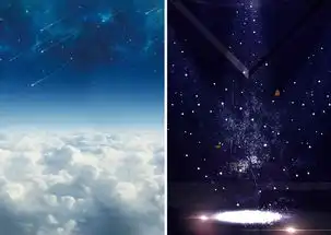 唯美浪漫星空高清背景图片素材