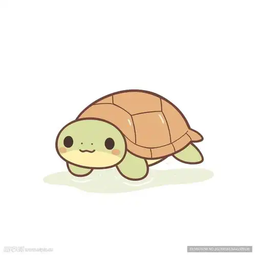 可爱小乌龟矢量素材设计图