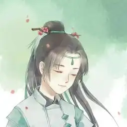古风情侣头像青天共白月,我共你