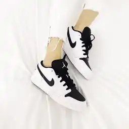 耐克乔丹airjordan1乔1男女aj1篮球鞋黑白低帮运动鞋553560002