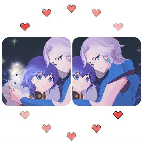 王者荣耀情侣头像超好看的王者荣耀情侣头像4