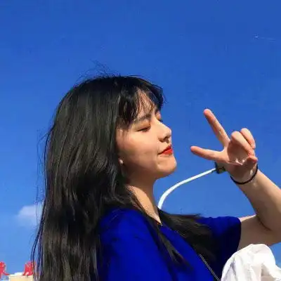 80年代复古港风侧颜美女头像