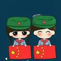 男兵女兵情侣卡通头像超萌搞怪微信头像图片大全