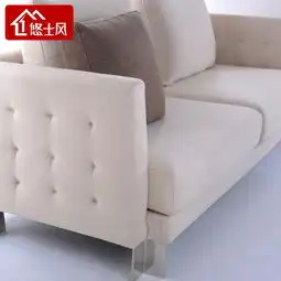 特价悠士风品牌布艺沙发简约双人情侣休闲小户型沙发s6013