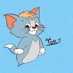 谁有卡通猫和老虎的情侣头像