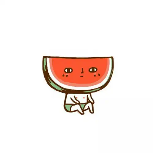 曦曦可爱的西瓜头像总有人笨卡通动漫头像我要个性网
