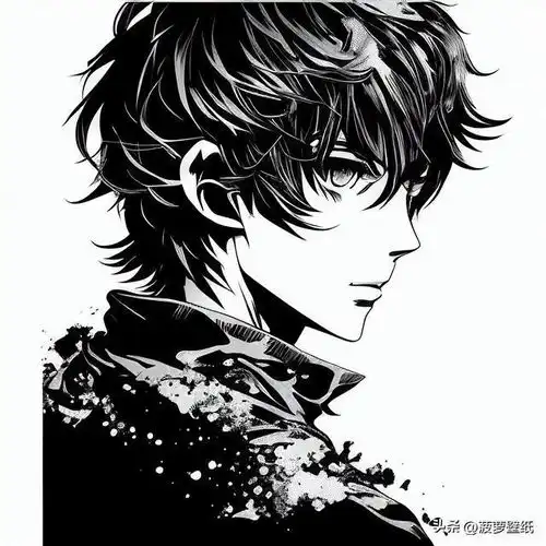 水墨风男孩,换头像换壁纸当情头