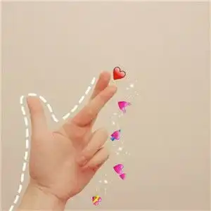 手势告白图片头像各种比心手势告白图片
