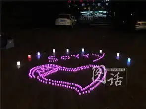 为哄男友开心女子摆蜡烛放烟花道歉