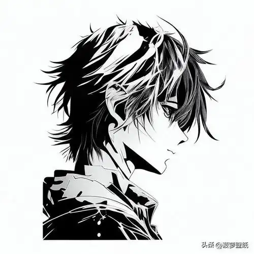 水墨风男孩,换头像换壁纸当情头