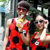 足球情侣头像一男一女微信头像图片大全