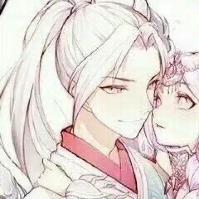 情侣头像古风唯美一对两张高清长街十里等你归