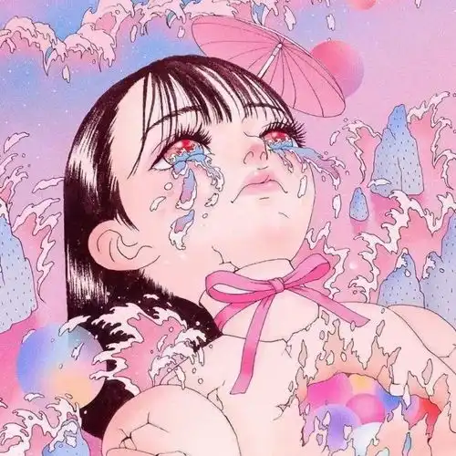 女生动漫头像混更
