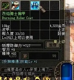 山东二区烈焰骑士胸甲能值几个钱谢谢