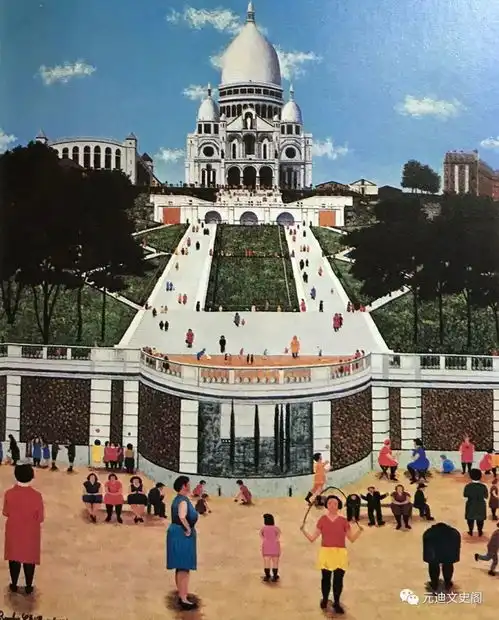 油画艺术作品静物风景与人物