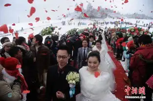 重庆30对新人雪地中举行婚礼帐篷当洞房