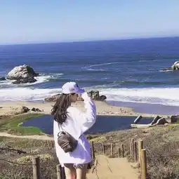 唯美海边头像,不是我不起,是床拉着我