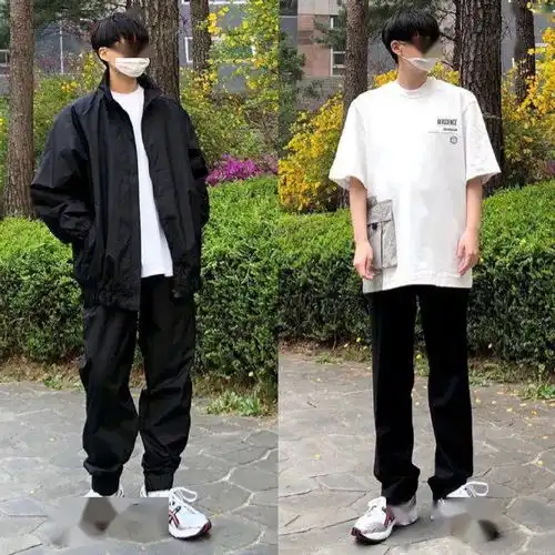 男生简约纯粹的男友风穿搭