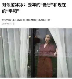 范冰冰被美国专访后复出网友善良诚实的冰冰被所有人喜爱