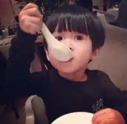 萌娃可爱头像吃货