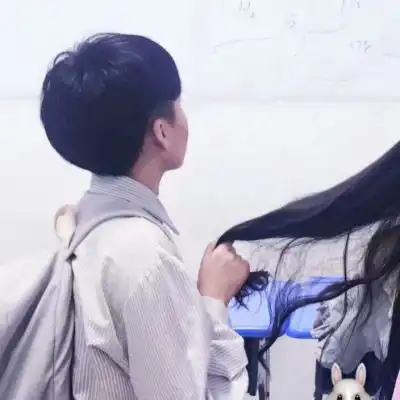 校服学生情侣头像一人一张穿校服中学生专用头像一男一