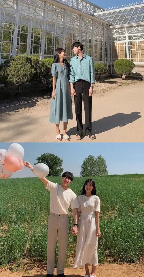 18套适合夏日的情侣装,时尚养眼显年轻,穿出俊男靓女的cp感