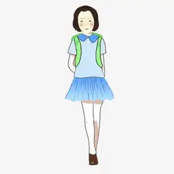 开学开学啦背书包上学可爱q版小学生图片素材其他格式下载动漫人物大全
