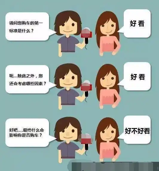 男生买车和女生买车差别到底有多大男车主吐槽,比黑洞还大