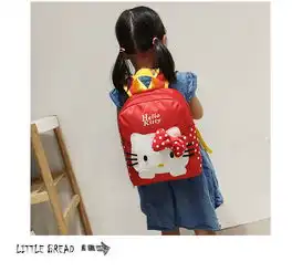 儿童书包韩版卡通蝴蝶结波点印花幼儿园小背包男童女童双肩包yp