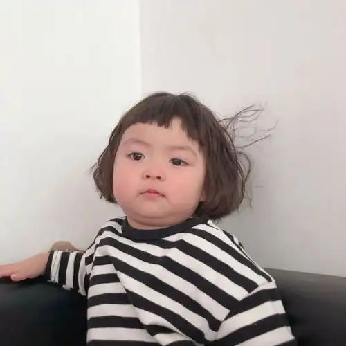 可爱萌娃头像希望万事有回响期待美梦有配方