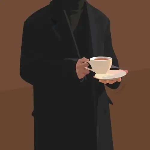 简约好看又不明显的防家长插画情侣头像
