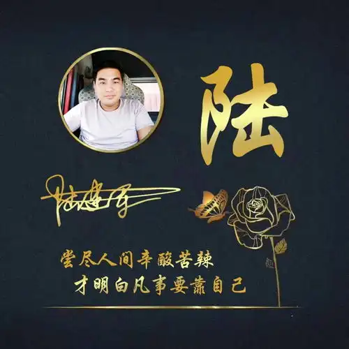 你要的微信头像已做好,前程似锦精致连笔签名头像,请查收