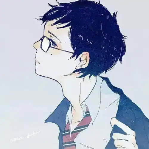 男头动漫帅萌眼镜