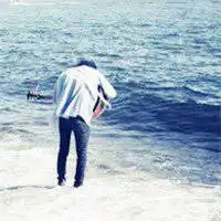 欧美海边头像男海边帅气欧美男生头像图片