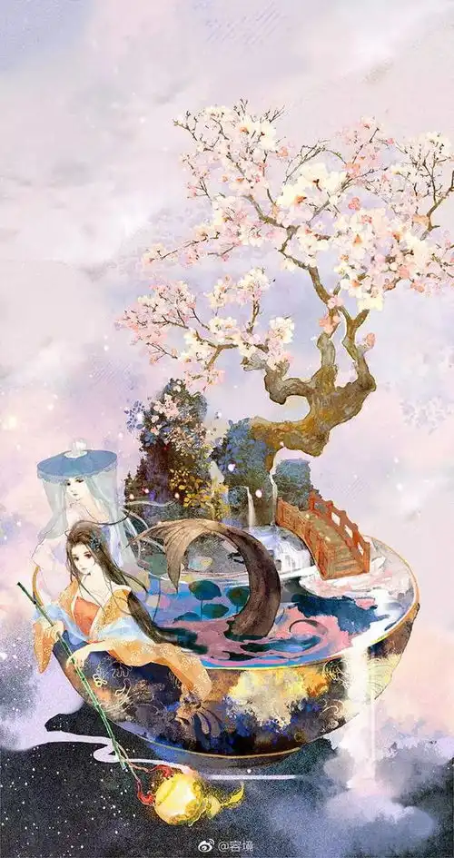 一波古风人物插画壁纸男女头像情侣壁纸挑一款喜欢的拿走吧