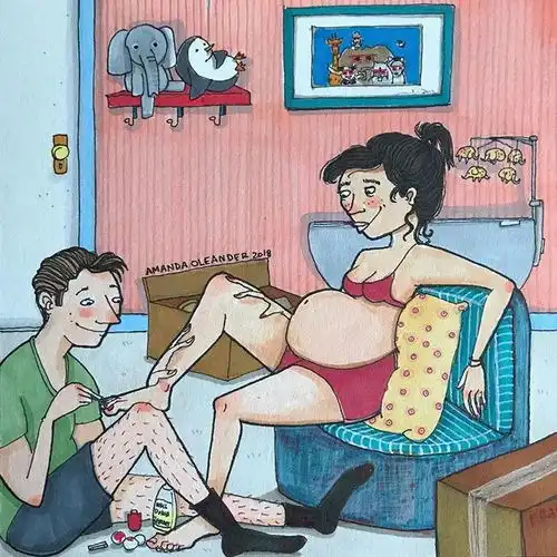 一组看了让人脸红心跳的情侣漫画,网友这也太甜了吧