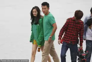 杨幂刘恺威情侣装游玩甜蜜揽肩秀恩爱引人侧目