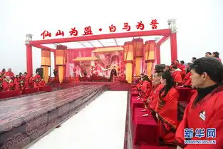 全国首个大型雪地汉式集体婚礼在武隆仙女山上演