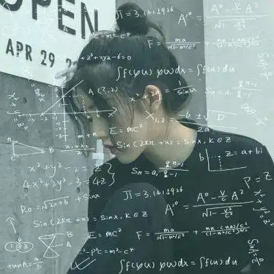 数学公式头像女生霸气学霸头像带公式