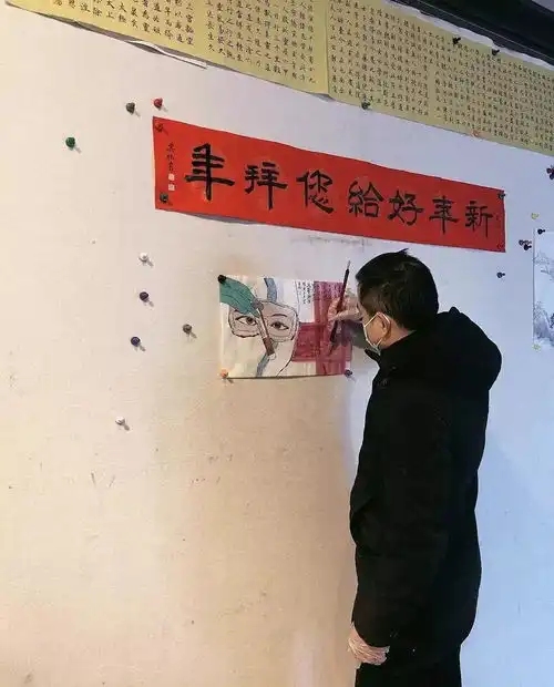 海宁乡贤书画家以笔为戎,同心战疫还有查氏后人
