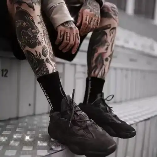 男生纹身头像