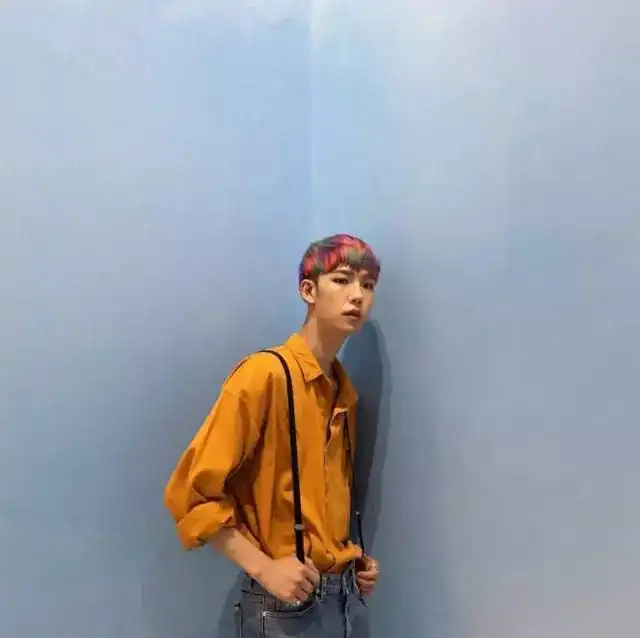个性男生染发,你敢试试吗